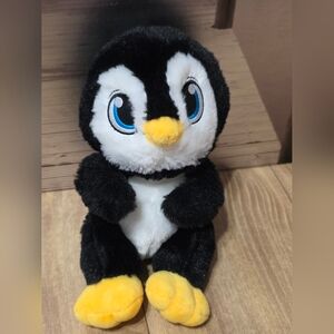 Fiesta Black and White Penguin Plush Toy